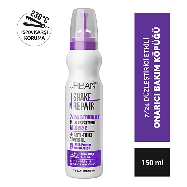 Urban Care Shake N Repair 7/24 Straight 150 Ml Saç Köpüğü - Görsel 9