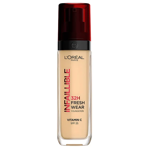 L'Oreal Paris Infaillible 32H Fresh Wear C Vitaminli 130 True Beige 30 ml Likit Fondöten - Görsel 2