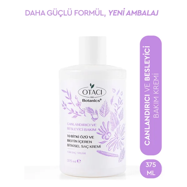 Otacı Botanics+ 10 Bitki Özü Canlandırıcı Ve Besleyici 375 Ml Biotin Şampuan - Görsel 2