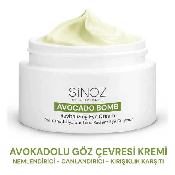 Sinoz Avokado Bomb Nemlendirici Canlandırıcı 15 Ml Göz Çevresi Kremi - Görsel 10