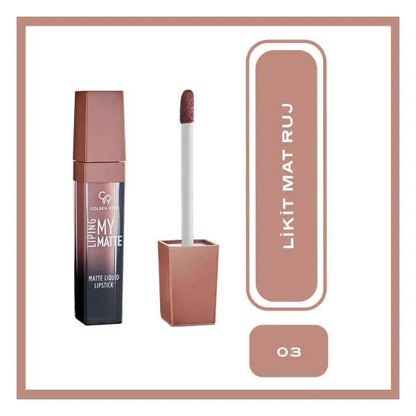 Golden Rose Liping My Matte 03 Likit Mat Ruj
