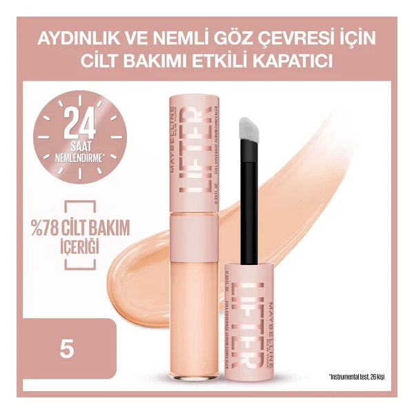 Maybelline New York Lifter Nemlendiren Ve Aydınlatan 05 11 Ml Likit Kapatıcı - Görsel 2