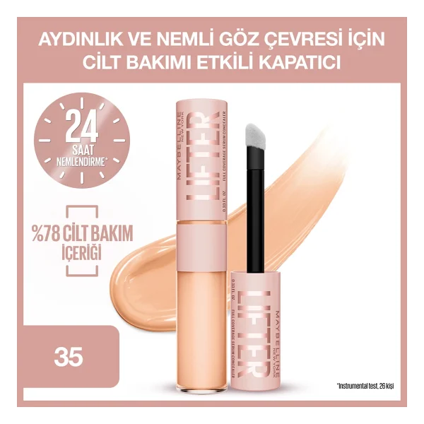 Maybelline New York Lifter Nemlendiren Ve Aydınlatan 35 11 Ml Likit Kapatıcı - Görsel 3