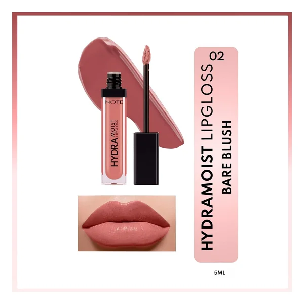 Note Hydramoist Nemlendirici 02 Bare Blush Dudak Parlatıcısı - Görsel 2
