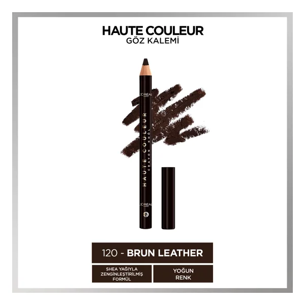 L'oreal Paris Haute Couleur 120 Brun Leather Göz Kalemi - Görsel 2