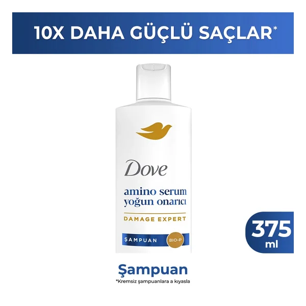 Dove Amino Serum Yoğun Onarıcı 375 ml Şampuan - Görsel 6