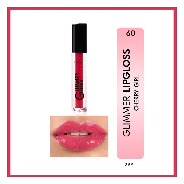 Note Glimmer Gloss 60 Cherry Girl Dudak Parlatıcısı - Görsel 2