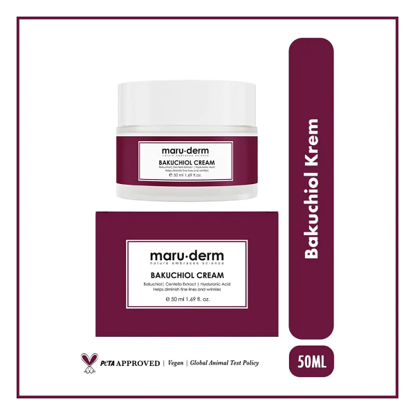 Maru.Derm Bakuchiol Nemlendirici 50 Ml Yaşlanma Karşıtı Krem - Görsel 3