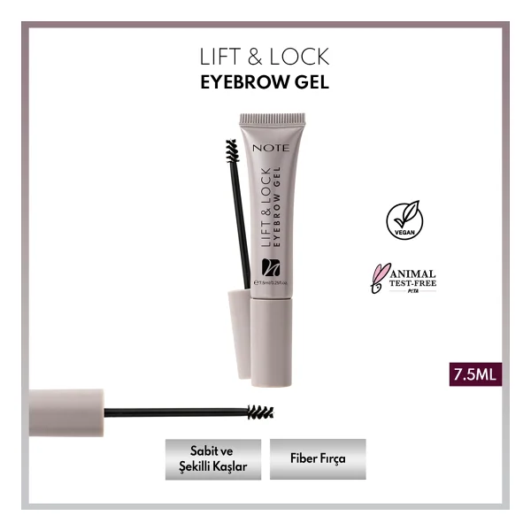 Note Lift & Lock Şeffaf Kaş Sabitleyici Jel - Görsel 6