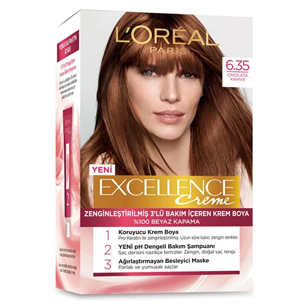 L'oreal Paris Excellence Creme 6.35 Çikolata Kahve Saç Boyası - Görsel 2