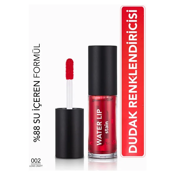Flormar Water Lip Stain 002 Love Craft Dudak Tinti - Görsel 6