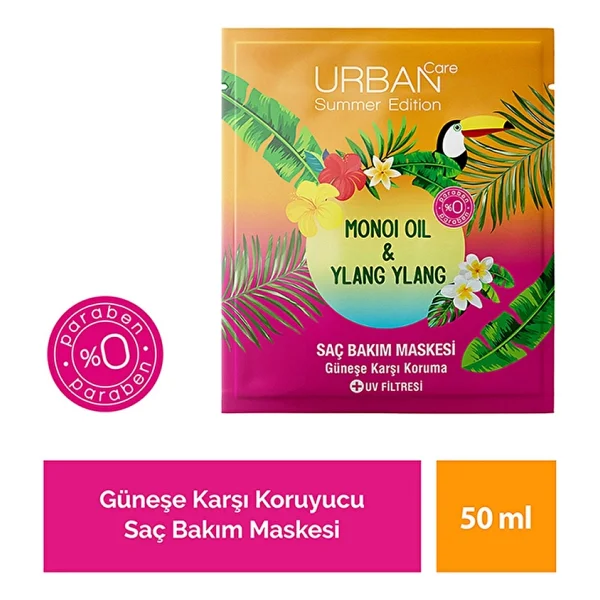 Urban Care Monoi Oil & Ylang Ylang Duş Öncesi Saç Bakım Maskesi 50 Ml - Görsel 2