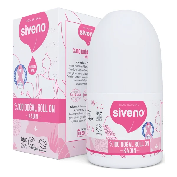 Siveno Doğal 50 Ml Kadın Roll-On Deodorant - Görsel 10