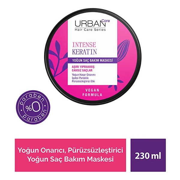 Urban Care Intense Keratin Yoğun Saç Bakım Maskesi 230 Ml - Görsel 2