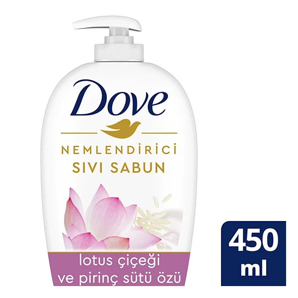 Dove Lotus Çiçeği Ve Pirinç Sütü Özü Sıvı Sabun 450 Ml - Görsel 2
