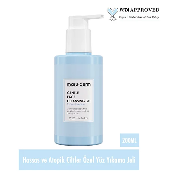 Maru.Derm Hassas Ve Atopik Ciltler İçin 200 Ml Yüz Temizleme Jeli - Görsel 10