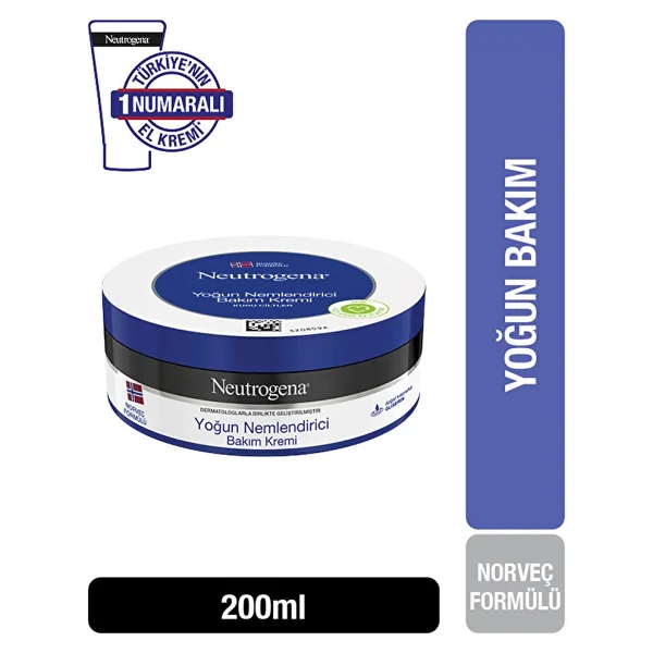 Neutrogena Yoğun Nemlendirici Bakım Kremi 200 Ml - Görsel 2