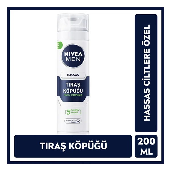 Nivea Men Hassas 200 Ml Tıraş Köpüğü - Görsel 3