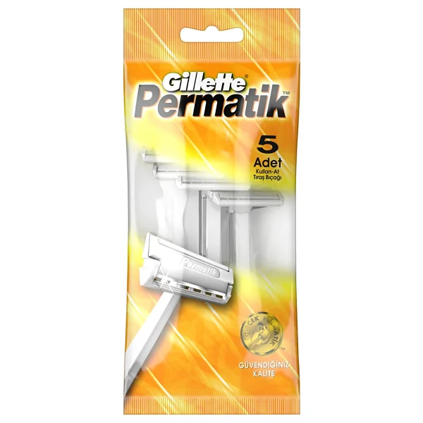 Gillette Permatik Kullan At 5'li Tıraş Bıçağı - Görsel 2