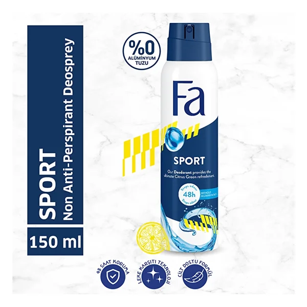 Fa Men Sport 150 Ml Erkek Deodorant - Görsel 2