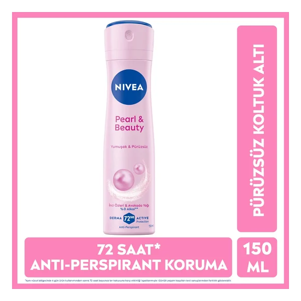 Nivea Pearl & Beauty 150 Ml Kadın Deodorant - Görsel 9