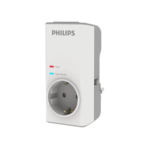 Philips Chp7010w 1140 Joule Tekli Beyaz Akım Korumalı Priz - Görsel 3