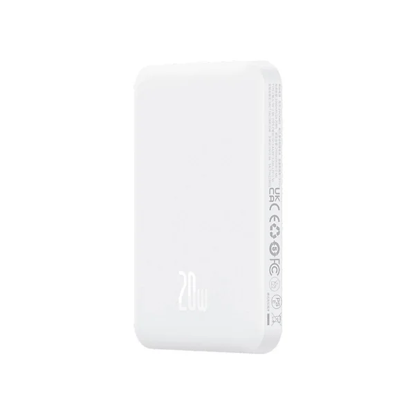 Baseus MagSafe Mini Beyaz 5000 mAh Kablosuz Powerbank