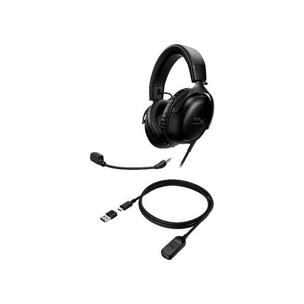 Hyperx Cloud Iıı 727a8aa Siyah Kablolu Kulak Üstü Oyuncu Kulaklığı - Görsel 6