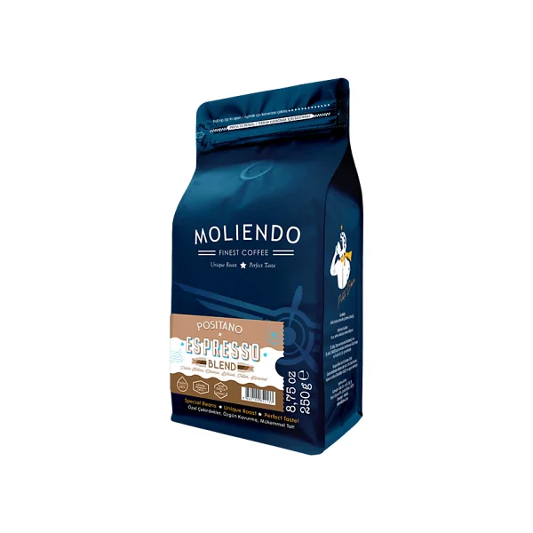 Moliendo Positano Espresso Blend 250 Gr Çekirdek Kahve - Görsel 3
