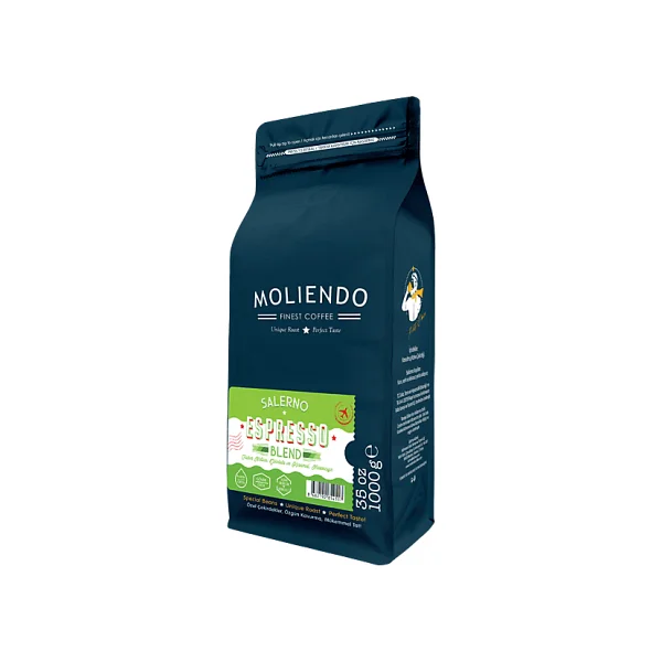 Moliendo Salerno Espresso Blend Çekirdek Kahve 1 Kg - Görsel 3