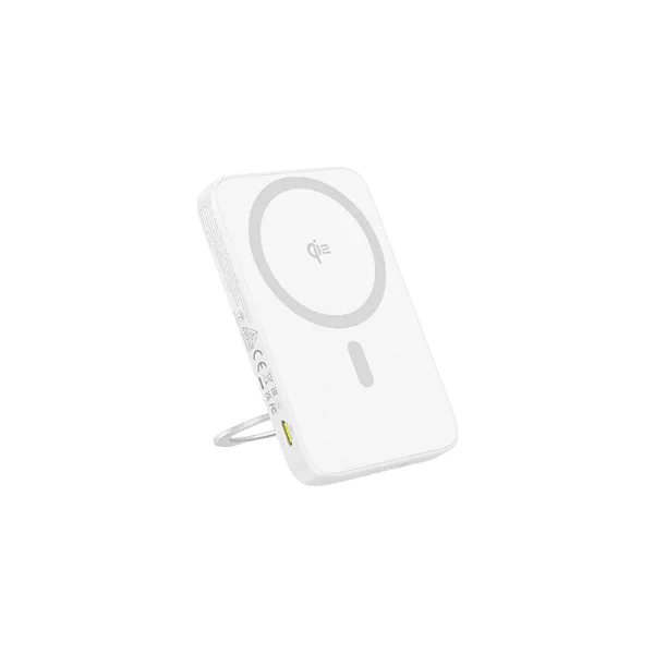 Baseus Picogo Qi2 Beyaz 5000 mAh Hızlı Şarj Magsafe Powerbank