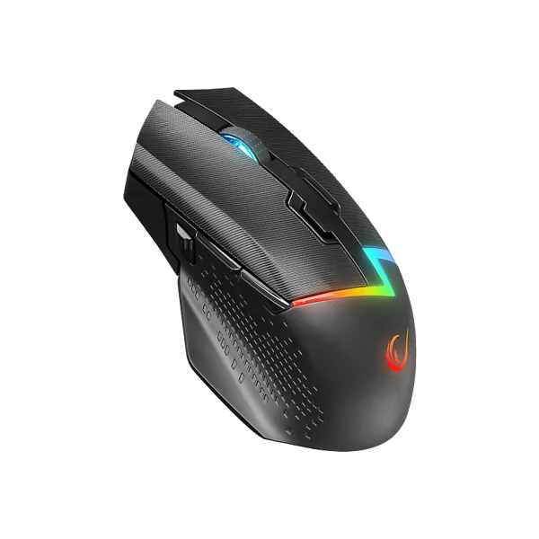 Rampage Drop M3 V2 Siyah RGB Şarjlı Optik Kablolu/Kablosuz Oyuncu Mouse - Görsel 3