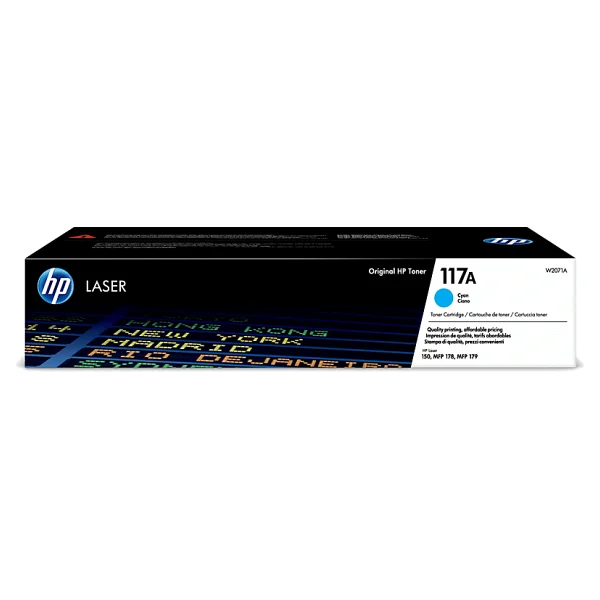 Hp 117a W2071a Mavi Toner - Görsel 5