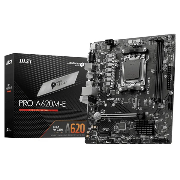 Msı Pro A620m-B AMD Am5 DDR5 Micro Atx Anakart - Görsel 3