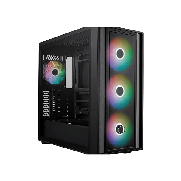 Cooler Master Masterbox 600 Mb600-Kgnn-S00 Argb Fanlı Siyah E-Atx Bilgisayar Kasası - Görsel 3
