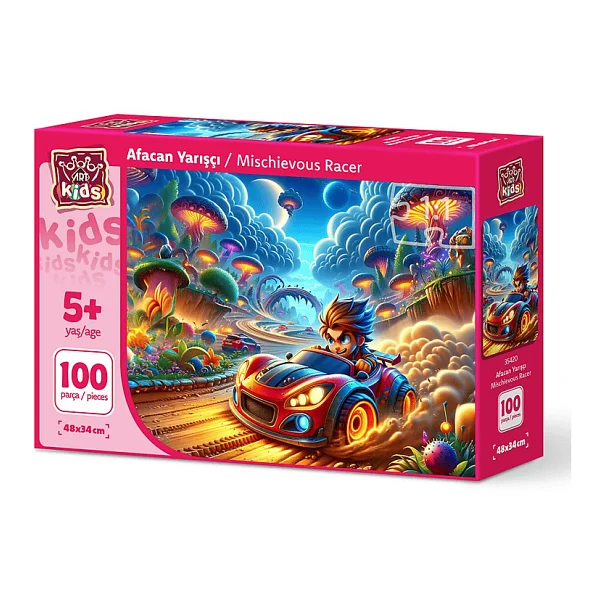 Art Puzzle Afacan Yarışçı 100 Parça Puzzle 35420 - Görsel 4