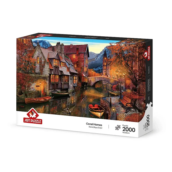 Art Puzzle Kanal Boyu Evleri Puzzle 2000 Parça 5476 - Görsel 2