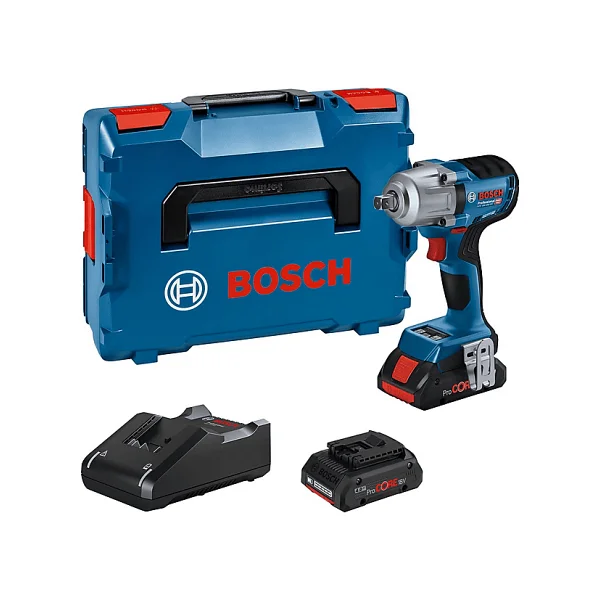 Bosch Gds 18v-450 PC Çift Akülü 4 Ah Darbeli Somun Sıkma Makinesi - Görsel 7