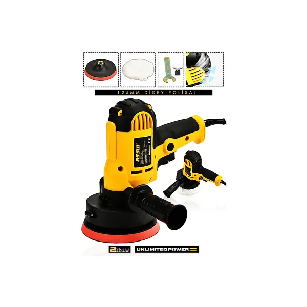 Assur 450w Elektrikli 125mm Dikey Polisaj Zımpara Makinesi - Görsel 6