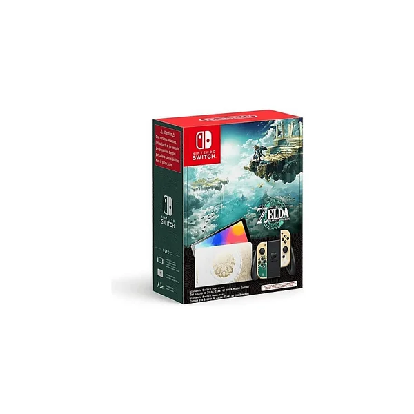 Nintendo Switch OLED Model Konsol Zelda Tears Of The Kingdom Limited Edition - Görsel 3