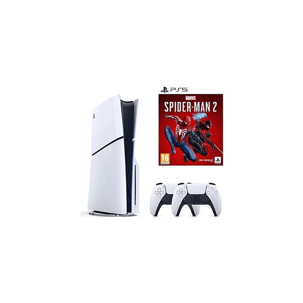 Sony Playstation 5 Slim Diskli (İthalatçı Garantili )+2.Kol Dualsense + PS5 Spider-Man 2 - Görsel 3