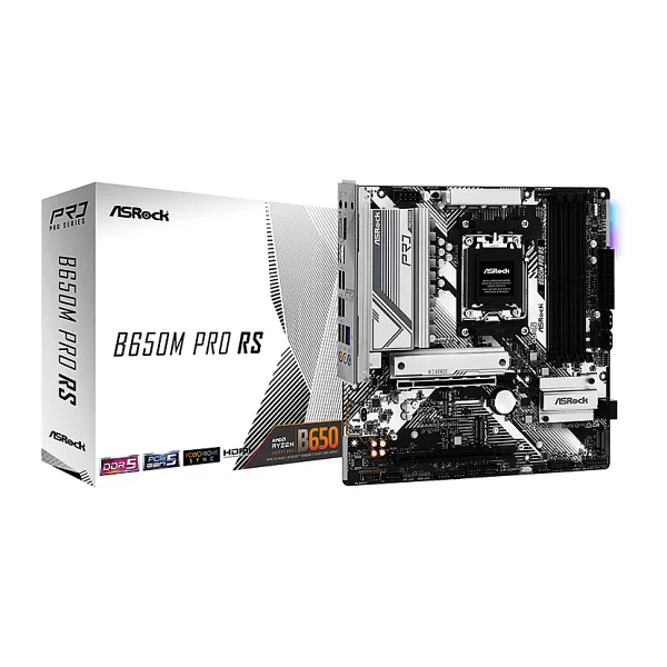 Asrock B650m Pro Rs AMD Am5 DDR5 Micro Atx Anakart - Görsel 3