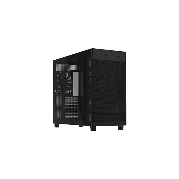 Asus Prime AP303 Temperli Fanlı Siyah ATX Bilgisayar Kasası - Görsel 3