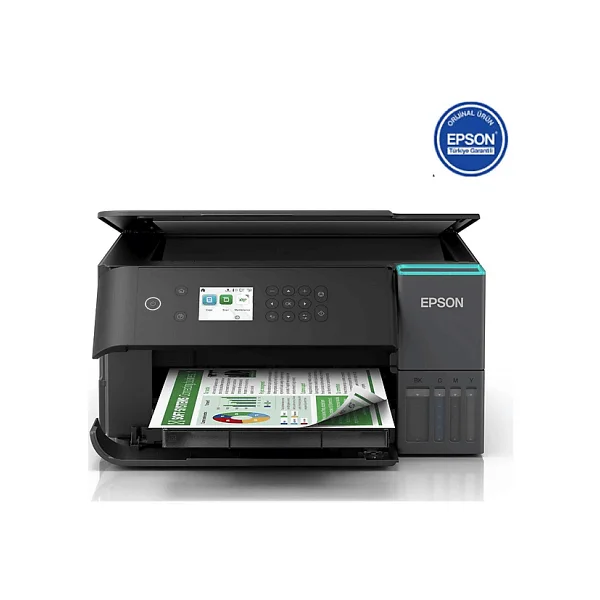 Epson Ecotank L6360 Wi-Fi + Tarayıcı + Fotokopi Renkli Çok Fonksiyonlu Tanklı Mürekkep Püskürtmeli Yazıcı - Görsel 6