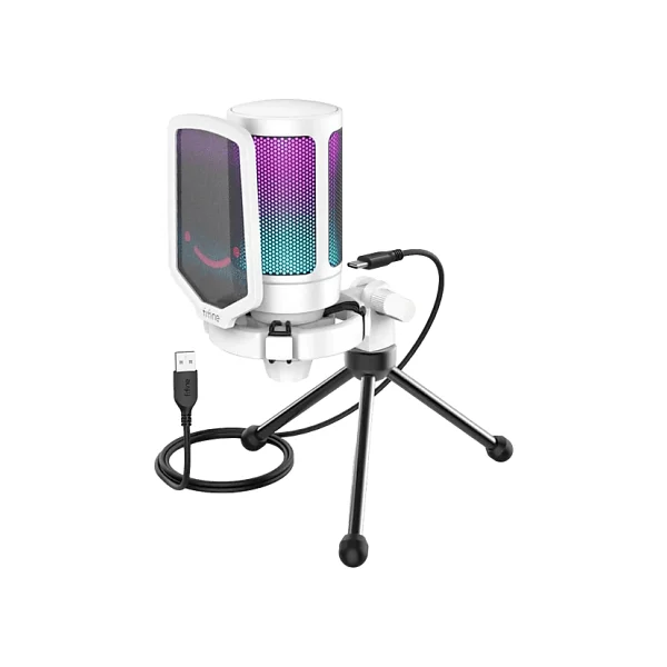 Fifine Ampligame A6v RGB USB Yayıncı Mikrofonu - Görsel 8