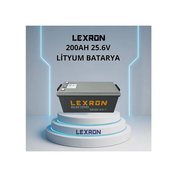 Lexron 200 Ah 25.6 V Lityum Akü - Görsel 6