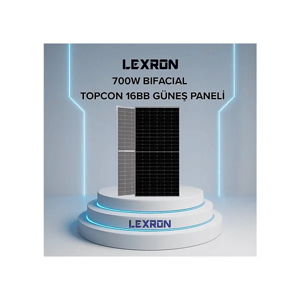 Lexron Lxr-Hc-700t 700 W Topcon Half-Cut Güneş Paneli - Görsel 4