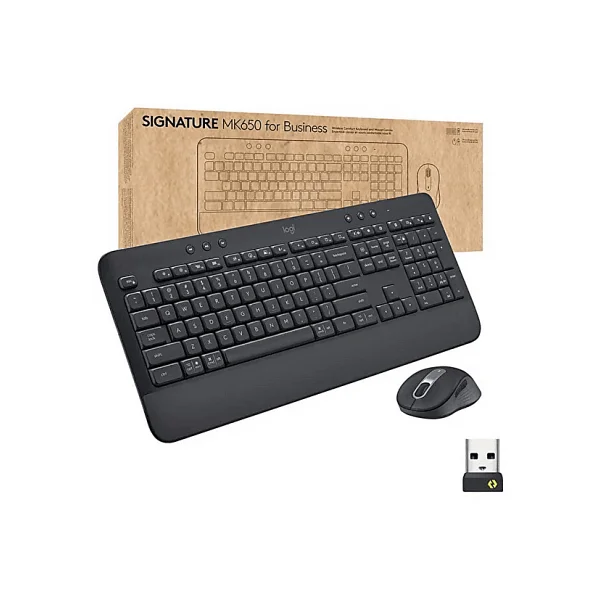 Logitech Signature MK650 920-011000 Siyah Kablosuz Klavye Mouse Seti - Görsel 5