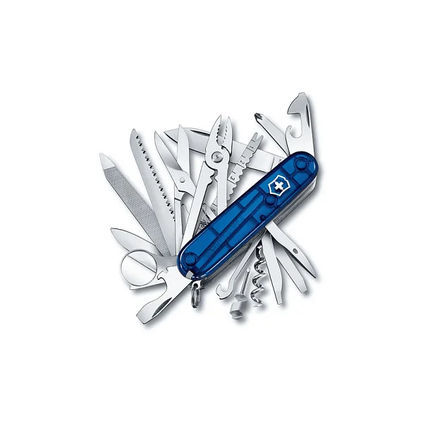 Victorinox Swisschamp 1.6795.T2 Şeffaf Mavi 33 Fonksiyonlu Çok Amaçlı Çakı - Görsel 3