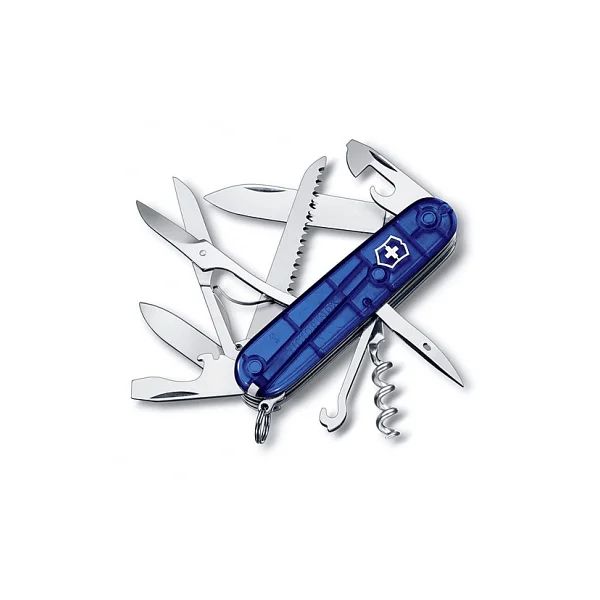Victorinox Huntsman 1.3713.T2 Şeffaf Mavi 15 Fonksiyonlu Çok Amaçlı Çakı - Görsel 4